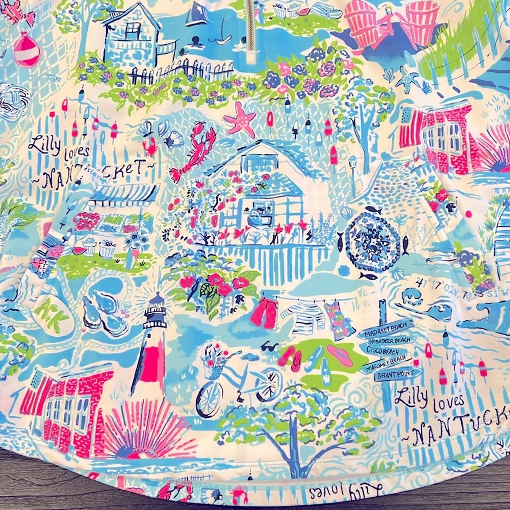 Lilly Pulitzer Skipper Popover Nantucket - Picture 8 of 9